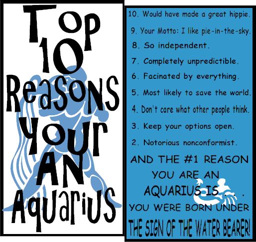 10 Signs You Are An Aquarius