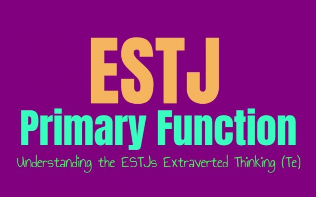ESTJ Primary Function: Understanding the ESTJs Extraverted Thinking (Te)